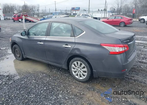 2014 Nissan Sentra S z USA, uszkodzony, nr VIN 3N1AB7AP6EL614843